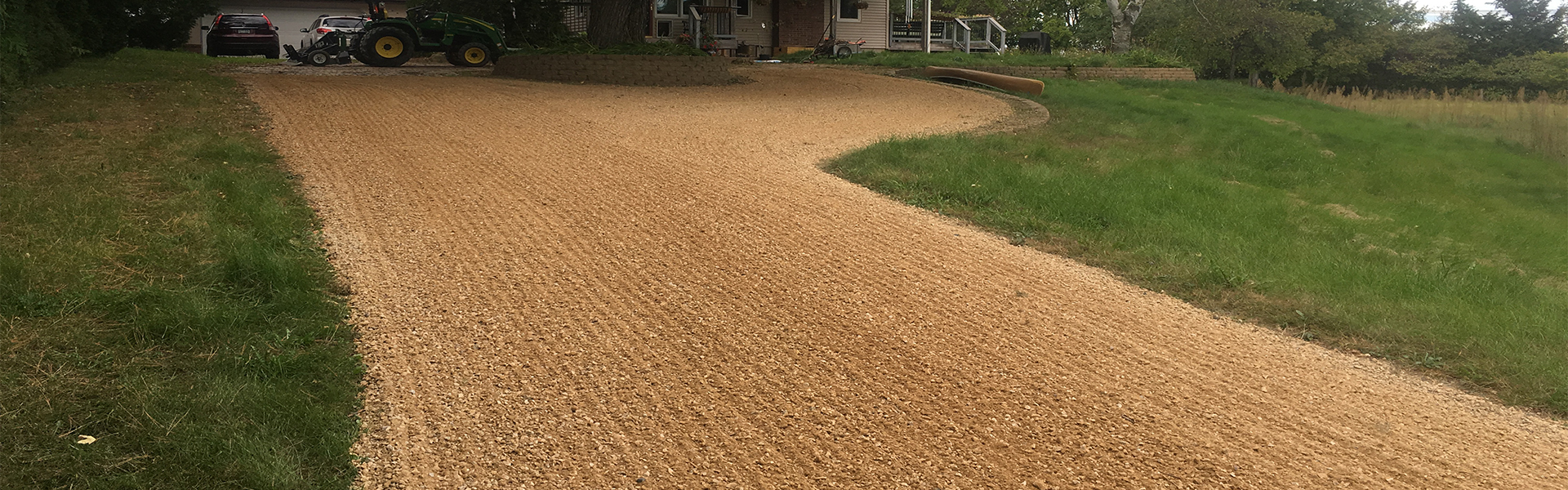 GRADE GRAVEL DRIVEWAYS & PARKING LOTS!